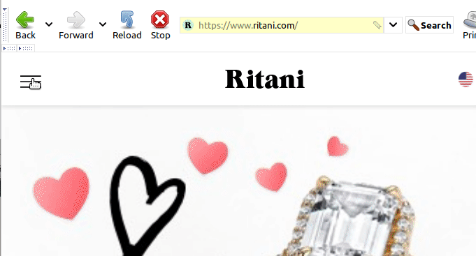 go to Ritani.com and select emerald cut diamond
